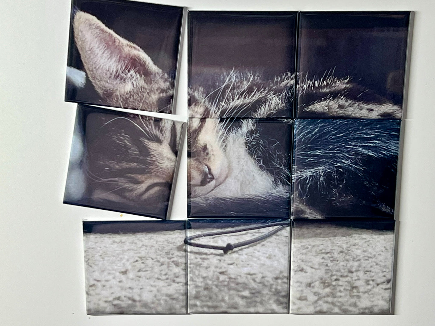 Square Photo Magnet Puzzle (9 Pieces)